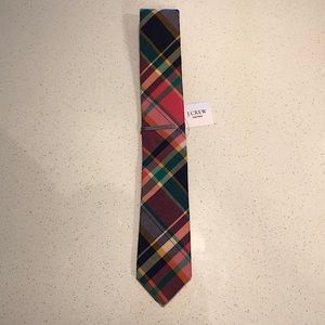 J. Crew Multicolored Tie with Tie Clip